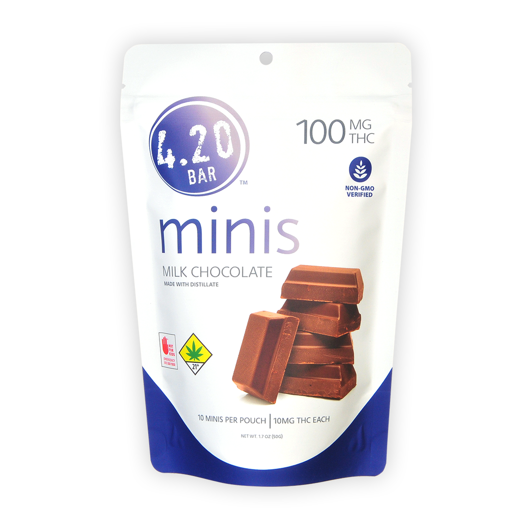 100mg - Milk Chocolate - 4.20 Bar - DOH Edible - Sweets - THC